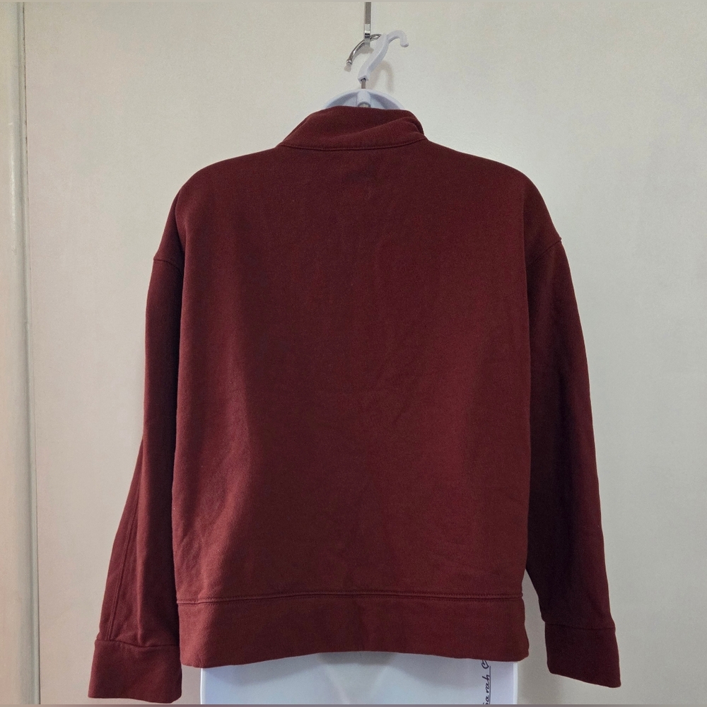 Target A New Day Quarter-zip Fleece Pullover Dweatshirt. - Picture 3 of 10